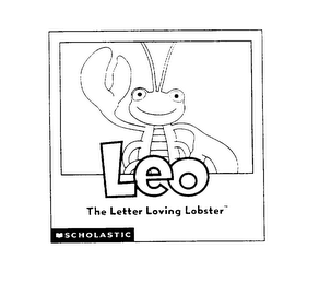 LEO THE LOVING LETTER LOBSTER SCHOLASTIC logo
