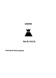 LEOCHE SEE IT. GET IT. FEATURING THE ROYAL CHEETAH logo
