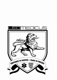 LEOMEDICUS EMPOWER TO SURVIVE TRAIN TO PREVAIL logo