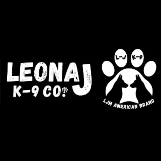 LEONAJ K-9 CO. LJM AMERICAN BRAND L-J K-9 logo