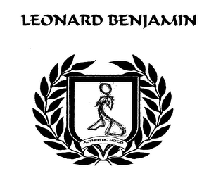 LEONARD BENJAMIN AUTHENTIC HOOD logo