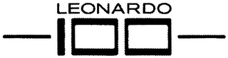 LEONARDO 100 logo