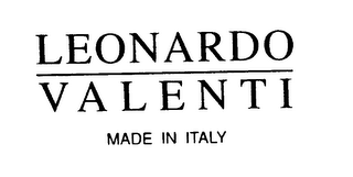 LEONARDO VALENTI MADE IN ITALY logo