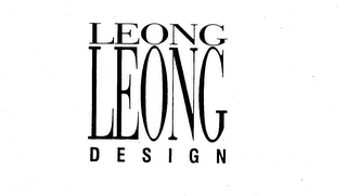 LEONG LEONG DESIGN logo