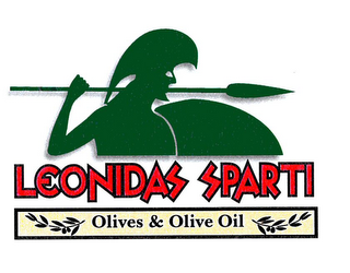 LEONIDAS SPARTI OLIVES & OLIVE OIL logo