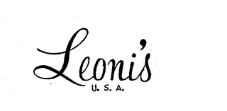LEONI'S U.S.A. logo