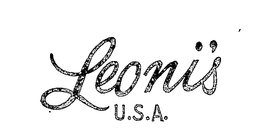 LEONI'S U.S.A. logo