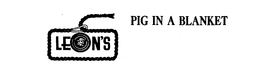 LEON'S PIG IN A BLANKET logo