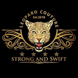 LEOPARD COUTURE EST 2018 STRONG AND SWIFT logo