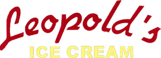 LEOPOLD'S ICE CREAM logo