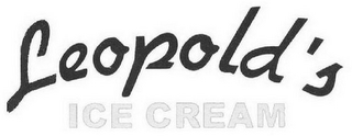 LEOPOLD'S ICE CREAM logo