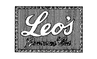 LEO'S GOURMET CUT logo
