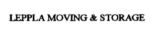 LEPPLA MOVING & STORAGE logo