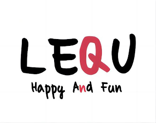 LEQU HAPPY AND FUN logo