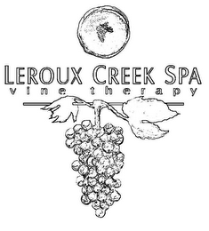 LEROUX CREEK SPA VINE THERAPY logo