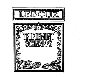 LEROUX TRIPLEMINT SCHNAPPS logo