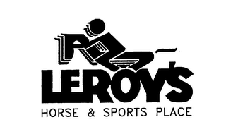LEROY'S HORSE & SPORTS PLACE logo