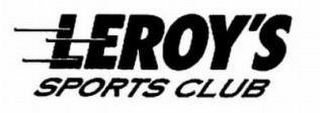 LEROY'S SPORTS CLUB logo