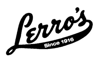 LERRO'S SINCE 1916 logo