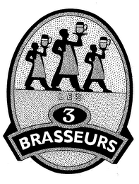 LES 3 BRASSEURS logo