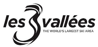 LES 3 VALLÉES THE WORLD'S LARGEST SKI AREA logo