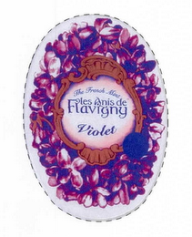 LES ANIS DE FLAVIGNY THE FRENCH MINT VIOLET logo