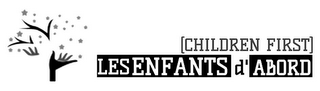 LES ENFANTS D'ABORD [CHILDREN FIRST] logo