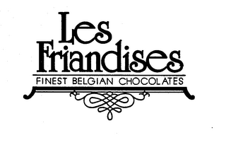 LES FRIANDISES FINEST BELGIAN CHOCOLATES logo