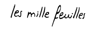 LES MILLE FEUILLES logo