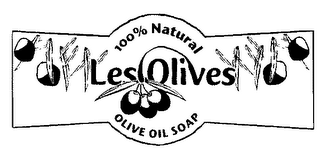 LES OLIVES 100% NATURAL OLIVE OIL SOAP logo