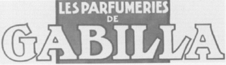 LES PARFUMERIES DE GABILLA logo