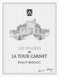 LES PENSEES DE LA TOUR CARNET HAUT-MEDOC BERNARD MAGREZ logo
