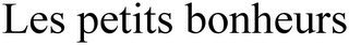 LES PETITS BONHEURS logo