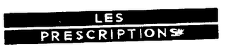 LES PRESCRIPTIONS logo