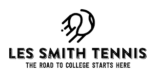 LES SMITH TENNIS THE ROAD TO COLLEGE STARTS HERE logo