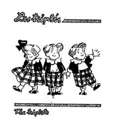 LES TRIPLES THE TRIPLETS logo