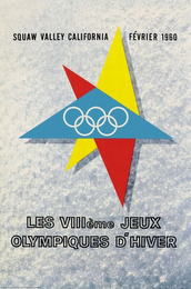 LES VIIIÈME JEUX OLYMPIQUES D'HIVER SQUAW VALLEY CALIFORNIA FÉVRIER 1960 logo