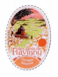 LES VÉRITABLES ANIS DE L'ABBAYE DE FLAVIGNY LES ANIS DE FLAVIGNY THE FRENCH MINT ORANGE BLOSSOM logo