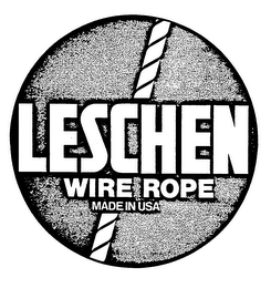 LESCHEN WIRE ROPE MADE IN USA logo