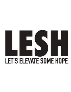 LESH LET'S ELEVATE SOME HOPE logo