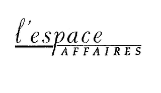 L'ESPACE AFFAIRES logo