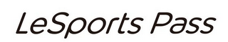 LESPORTS PASS logo