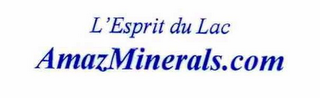 L'ESPRIT DU LAC AMAZMINERALS.COM logo