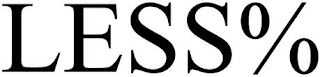 LESS% logo