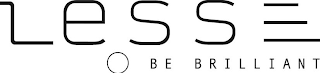 LESS BE BRILLIANT logo