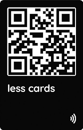 LESS CARDS logo