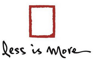 LESS IS MORE logo