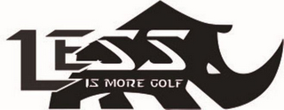 LESS IS MORE GOLF logo