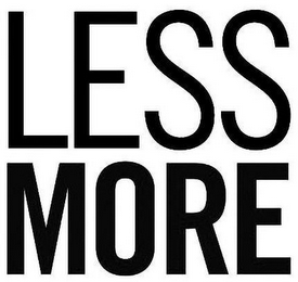 LESS MORE logo