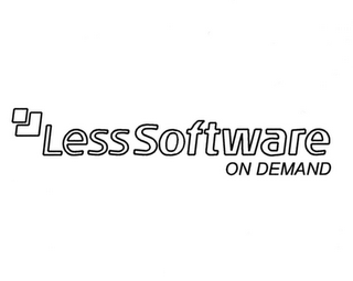 LESS SOFTWARE ON DEMAND logo
